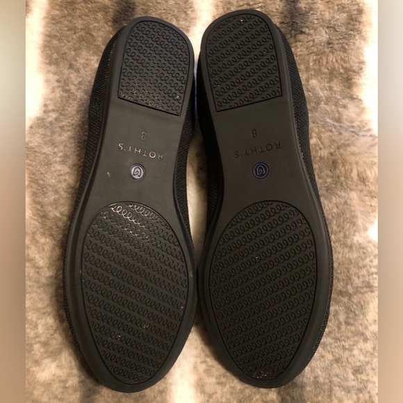 Rothy’s Size 8 The Flat Rounded Toe Soft Flexible in Black Solid - Picture 5 of 9